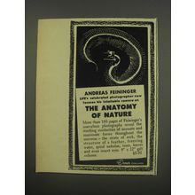 1956 Crown Publishers Book Ad - The Anatomy of Nature by Andreas Feininger