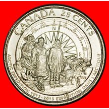 Ⰶ DOGS 1913: CANADA★ 25 CENTS 2013 ELIZABETH II (1953-2022)★LOW START★NO RESERVE