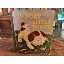 Little Golden Book The Porky Little Puppy By Janette Lowrey (F) Edition 1944