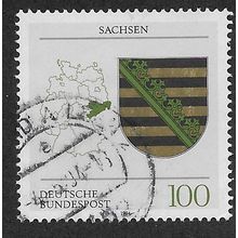 GER 1994 100pf 'SACHSEN' FINE USED (EBID62-969)