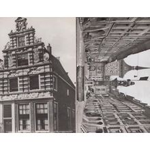 Enkhuizen Westerstraat Paulus Potterstraat Real Photo Postcard