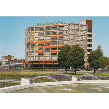 Euro Hotel Leeuwarden Holland 1980s Postcard