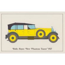 1927 Rolls Royce Phanton Tourer RAC Cruising Speed Classic Car Postcard