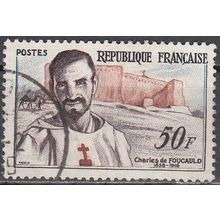 France 1959 Michel 1230 O Cote (2008) 0.65 € Charles de Foucauld apôtre Sahara