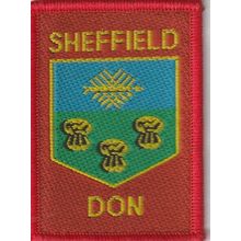 Scout Badge UK - Sheffield Don - Black Back (BY236)