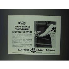 1962 United Van Lines Ad - Safe-Guard Moving Service