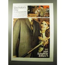 1969 Hart Schaffner & Marx Racquet Club Plaid Suit Ad