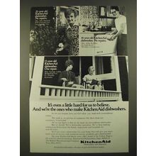 1969 KitchenAid Dishwashers Ad - It's Even a Little Hard For Us to Believe