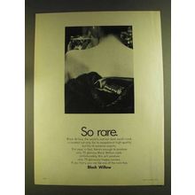 1980 Black Willow Coats Ad - So Rare
