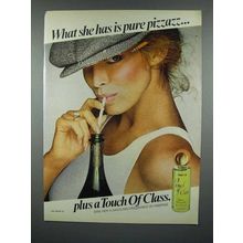 1981 Faberge A Touch of Class Spray Cologne Ad