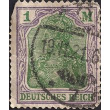 GERMANY, EMPIRE, Germania, violet 1920, 1M