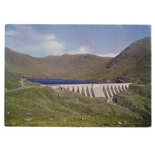 DAM & RESERVOIR, CRUACHAN DAM, DALMALLY, SCOTLAND .unused postcard