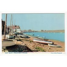 East Quay Wells-next-the-Sea Postcard Norfolk