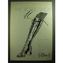1970 B. Altman & Co. Boots Advertisement - The Boot Shop