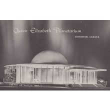 Queen Elizabeth II Planetarium Canada 1960 Astronomy Postcard Card