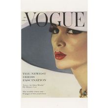 Isabella Albonico Vogue Magazine April 1961 Cotton Suit Postcard
