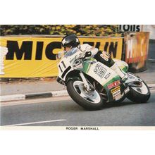 Robert Marshall TT Races Motorbike Superbike Isle Of Man Limited EdnPostcard