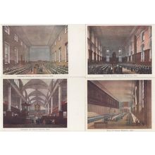 Christ Hospital in Victorian 1816 Horsham 4x Old Postcard s