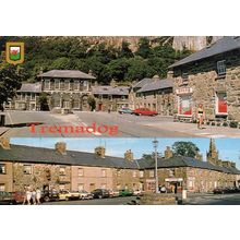 Tremadog Spar Grocers Supermarket Shop 1980s Welsh Postcard