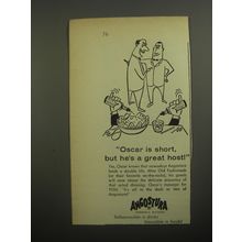 1956 Angostura Bitters Ad - art by Virgil Partch - Oscar is short