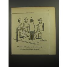1956 American Airlines Advertisement - Tennis