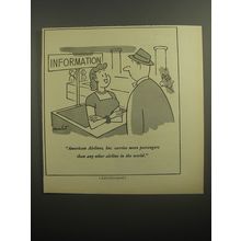 1956 American Airlines Advertisement - Information