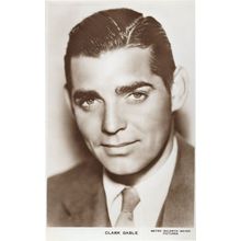 A Young Clark Gable MGM Pictures Film Star Rare Real Photo Postcard