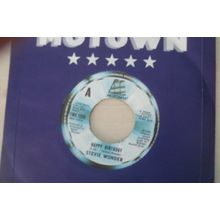 A1-MOTOWN-STEVIE WONDER ‎– HAPPY BIRTHDAY-UK 7" SINGLE-1980-EX Stevie Wonder