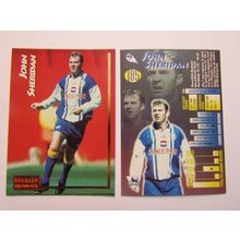 185. John Sheridan - Sheffield Weds - Merlin Ultimate P. L 1995/96 Card (ef1)