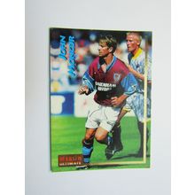 223. John Moncur - West Ham - Merlin Ultimate P. L 1995/96 Football Card (ef1)