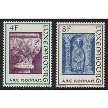 Luxembourg Romanesque Architecture 2v 1973 MNH SG#910-911 MI#866-867