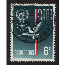 Malta Bird Independence 6d 1964 Canc SG#323