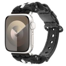 Paracord Genuine Leather Watch Band, For Apple Watch 42mm, For Apple Watch 38mm