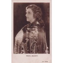 Maria Jacobini Italian Film Actress Old Real Photo Postcard
