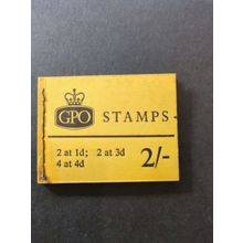 Great Britain 2/- wilding booklet April 1966 N24, fine