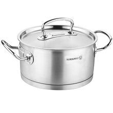 Korkmaz Proline Professional Series 1.5 Liter Stainless Steel Low Casserole w...