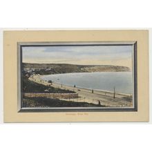 SWANAGE WEST BAY early 20th C. RPPC TUCKS Framed Aquagraph series 1263