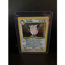 Clefable - 1/64 - Holo Rare - Unlimited Edition - Missing Set Symbol Jungle Poke