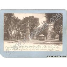 CT Milford Postcard Soldiers Monument Rotograph Undivided Back ct_box3~1458