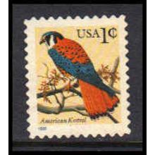 Used 2477 1c American Kestrel Fine W4710