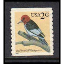 Used 3045 2c Red-Headed Woodpecker Fine W4727
