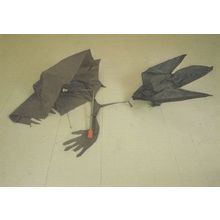 Bill Woodrow Crow & Carrion Painting Postcard