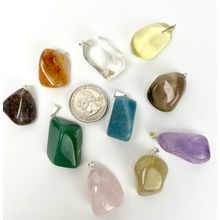 Tumbled Stone Pendant | 20-30mm | Brazil[ ]