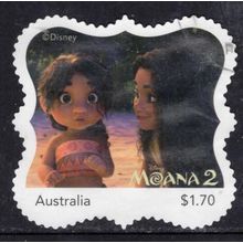 2025: DISNEY, MOANA 2, PART 2, $1.70 USED SELF-ADHESIVE MYSTAMP. 009
