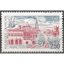 France 1991 Michel 2836 O Cote (2008) 1.00 € Monuments Perpignanais