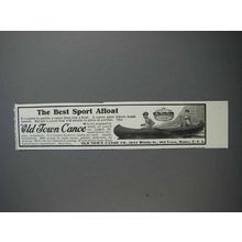 1913 Old Town Canoe Ad - The Best Sport Afloat