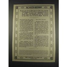 1913 Canton Culvert Acme Corrugated Culverts Ad