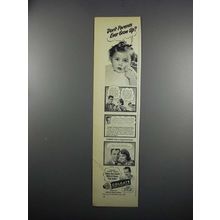 1949 Colgate Ribbon Dental Cream Ad - Ever Grow Up?