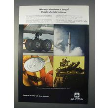 1966 Alcoa Aluminum Ad - Who Says Aluminum is Tough?