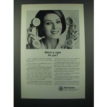 1966 Bell System Telephone Ad - Which is Right for You?